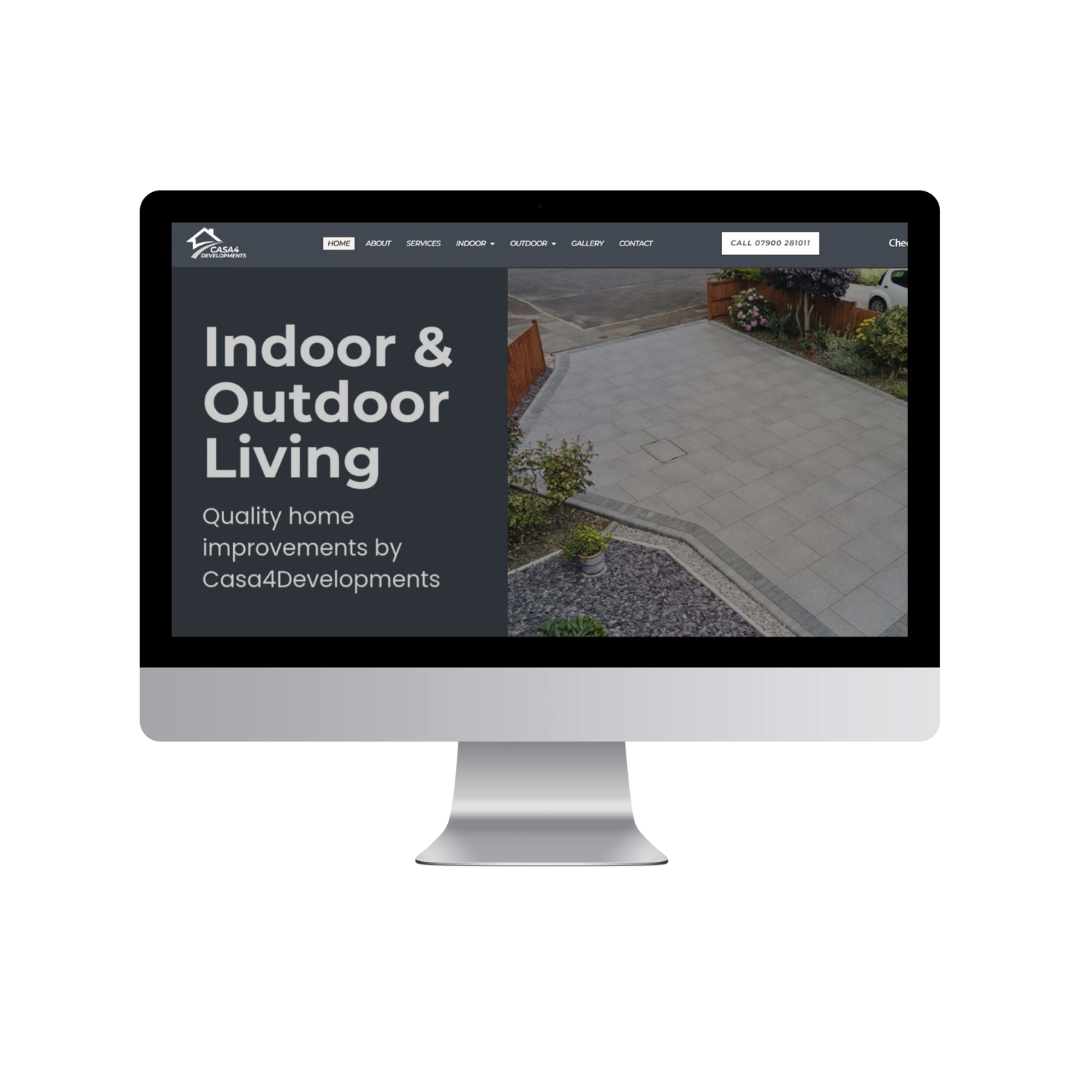 Casa4Developments website design by Fareham Website Design