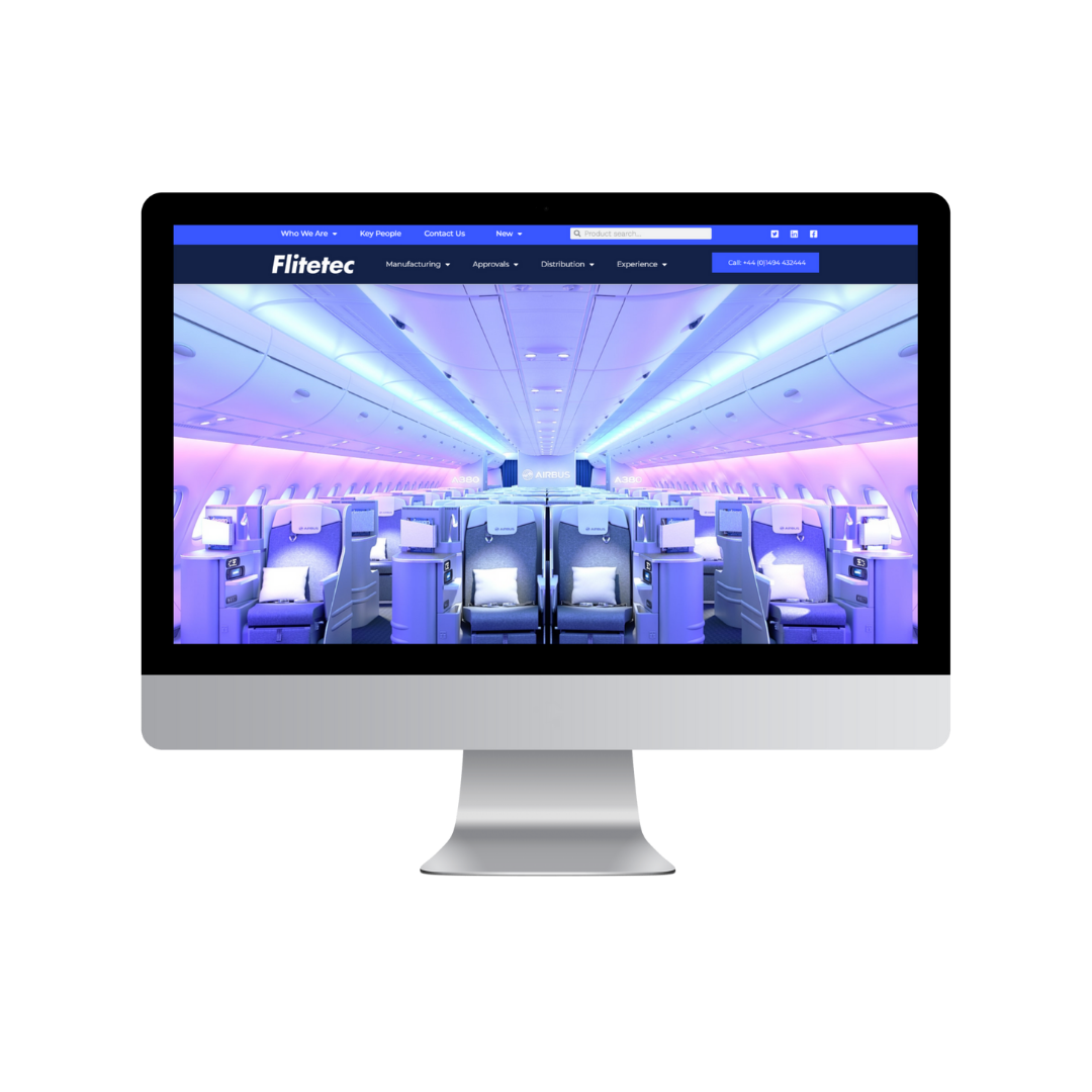 Flitetec website design by Fareham Website Design