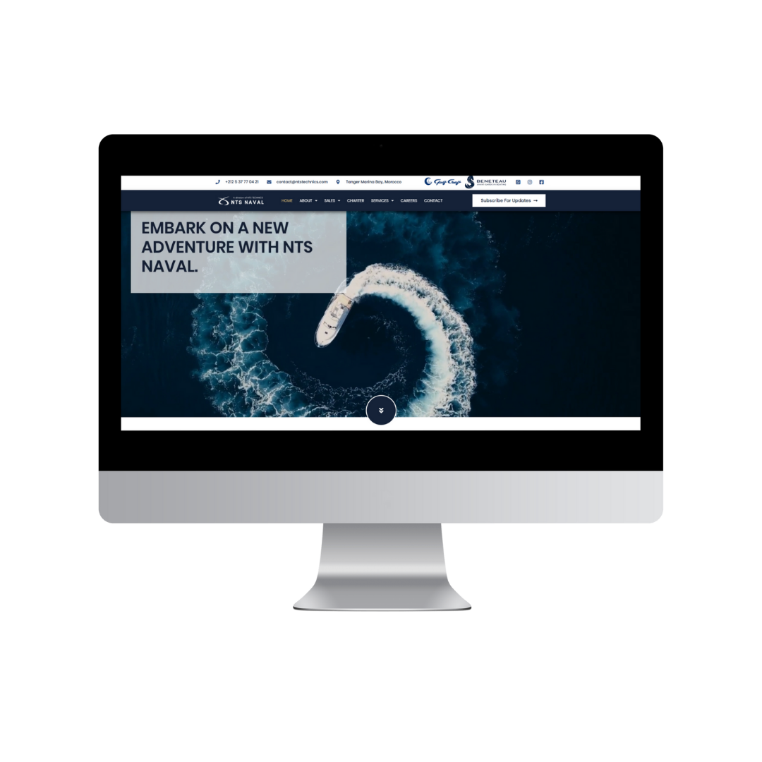 NTS Naval Desktop Mockup